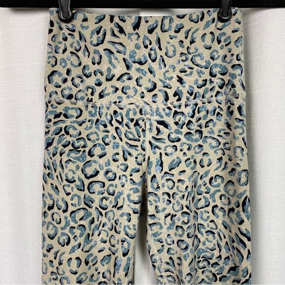 Varley Cream Blue&Black Century Animal Print Leggings Sz.XS - Picture 7 of 16
